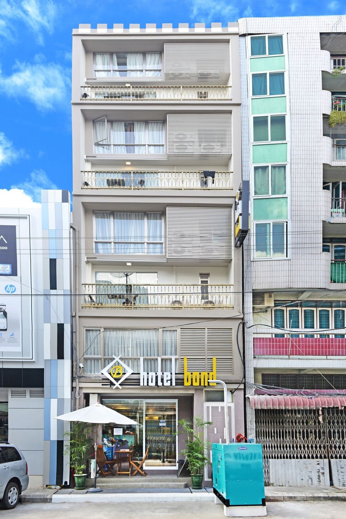 Hotel Bond Rangun Kültér fotó